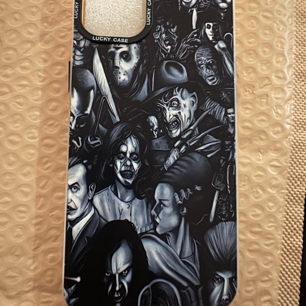Horror Design iPhone Case - Black